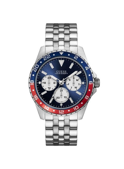 Guess Men's Blue Dial Stainless Steel  W1107G2