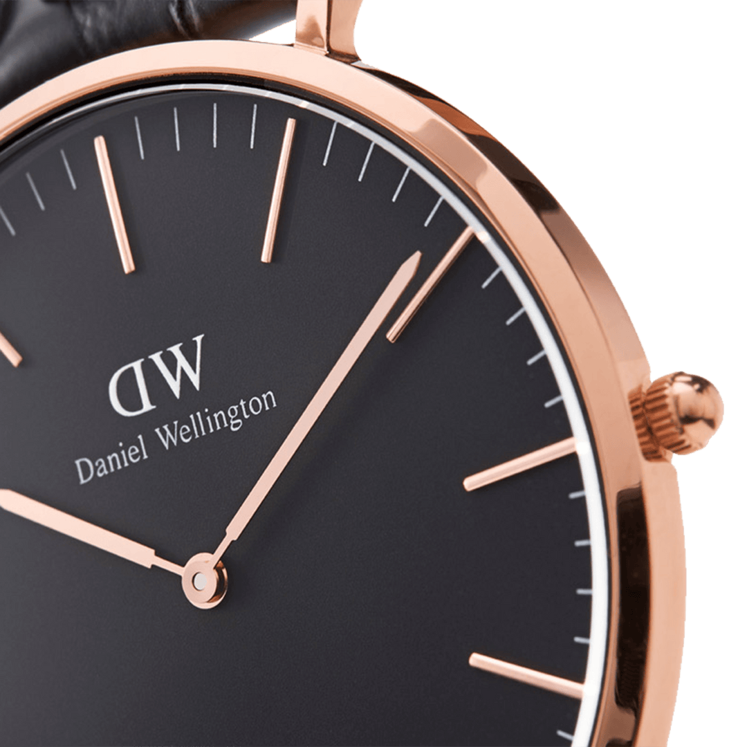 Classic St Mawes Black Rose Gold - DW00100124