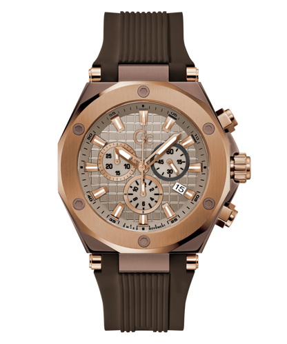 Gc Legacy Chrono Silicone Strap Z18007G1