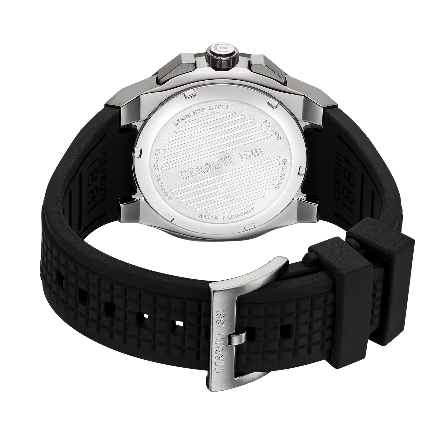 Cerruti 1881 Razzuolo Men's Chronograph Black Dial Leather Watch - CIWGQ0073401