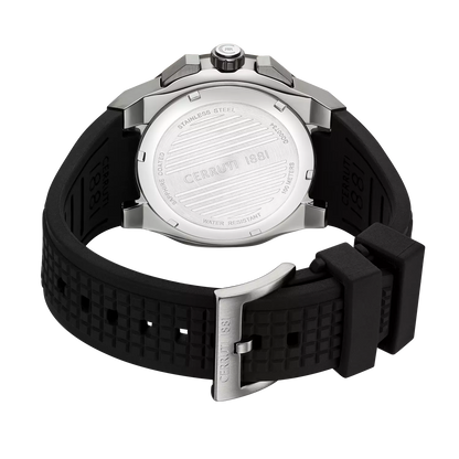 Cerruti 1881 Razzuolo Men's Chronograph Black Dial Leather Watch - CIWGQ0073401