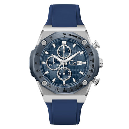 Gc IdolSport Chrono Silicone Men Watch Blue Silicone Strap Z68003G7