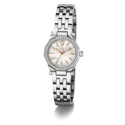 Gc Gleam Mini Small Size Metal Women Watch Silver Stainless Steel Bracelet Z54006L9