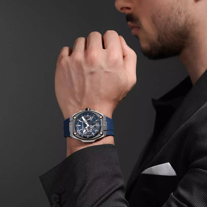 Cerruti 1881 Blue & Silver Chronograph CIWGO0085004
