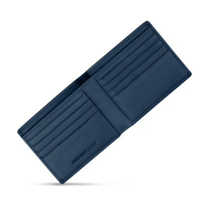 Ducati - DTLGW2201002 - BLUE GENUINE LEATHER WALLET