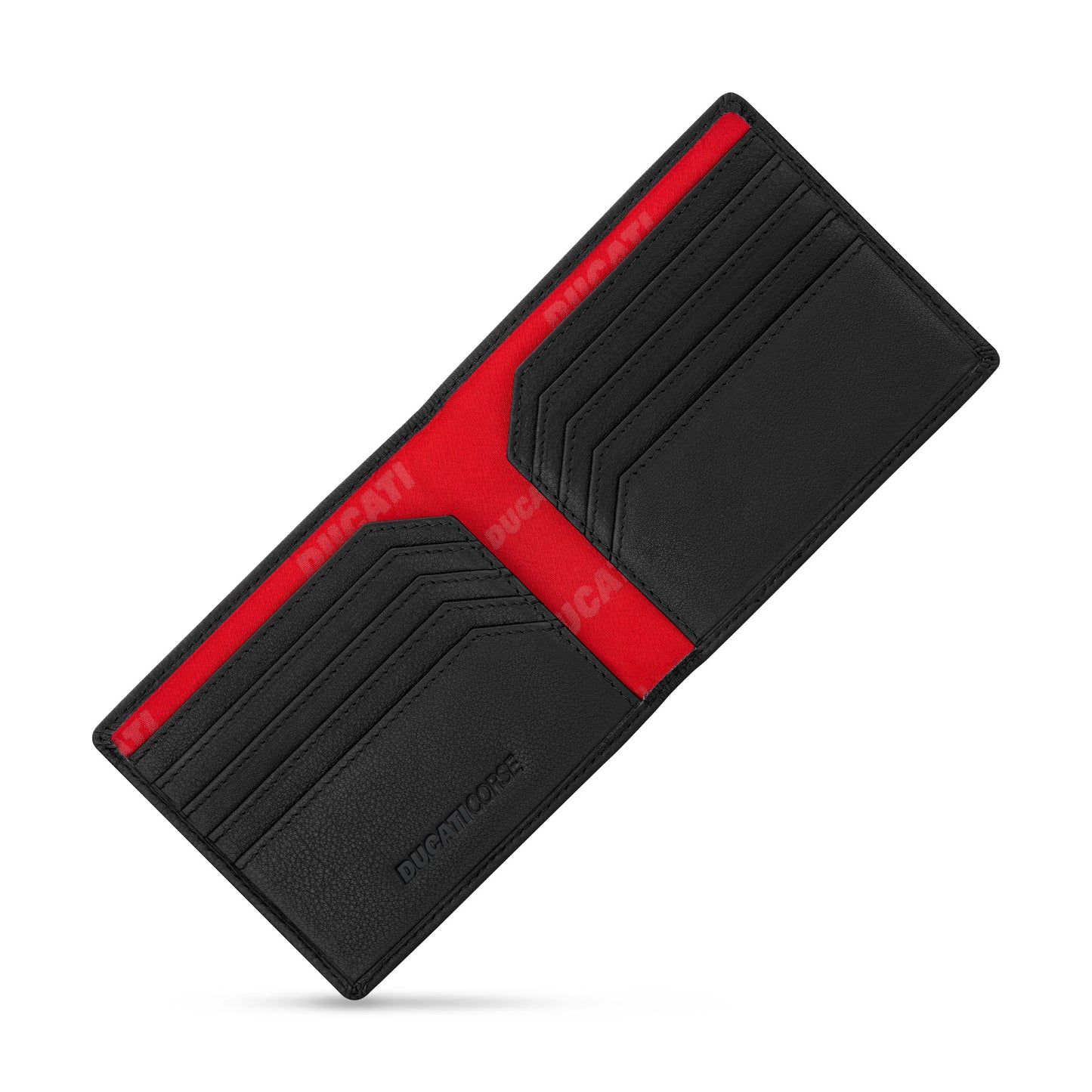Ducati - DTLGW2200201 - BLACK GENUINE LEATHER WALLET
