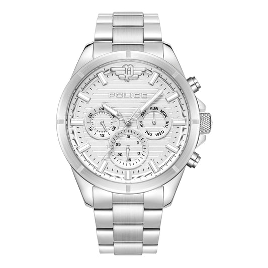 Men's Analog Round Shape Stainless Steel Wrist Watch PEWJK2227805 - 45 Mm