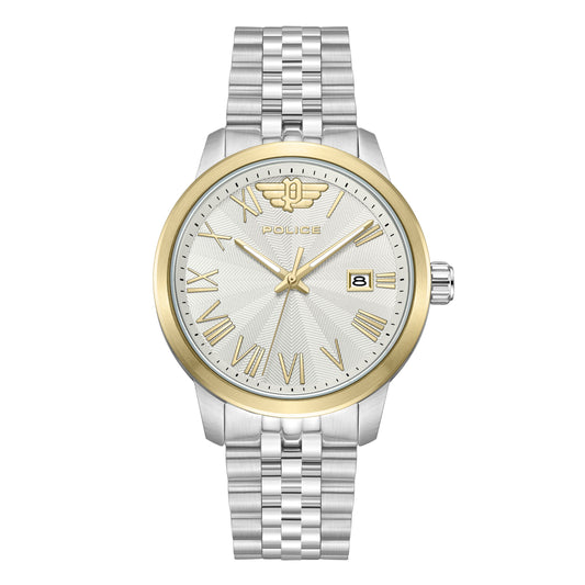 Police PEWJH0021340 Raho Gents Analog Watch With Stainless Steel Bracelet 41mm