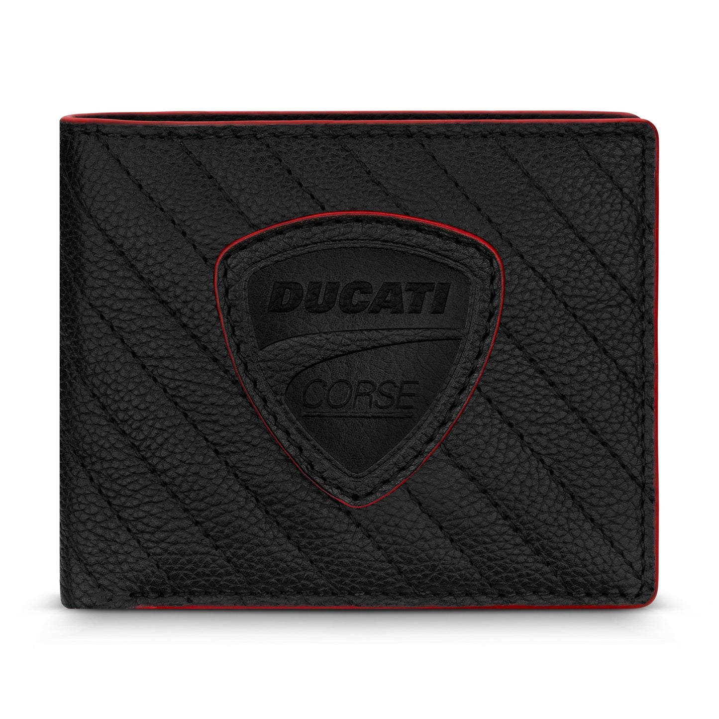 Ducati - DTLGW2201201 - BLACK GENUINE LEATHER WALLET