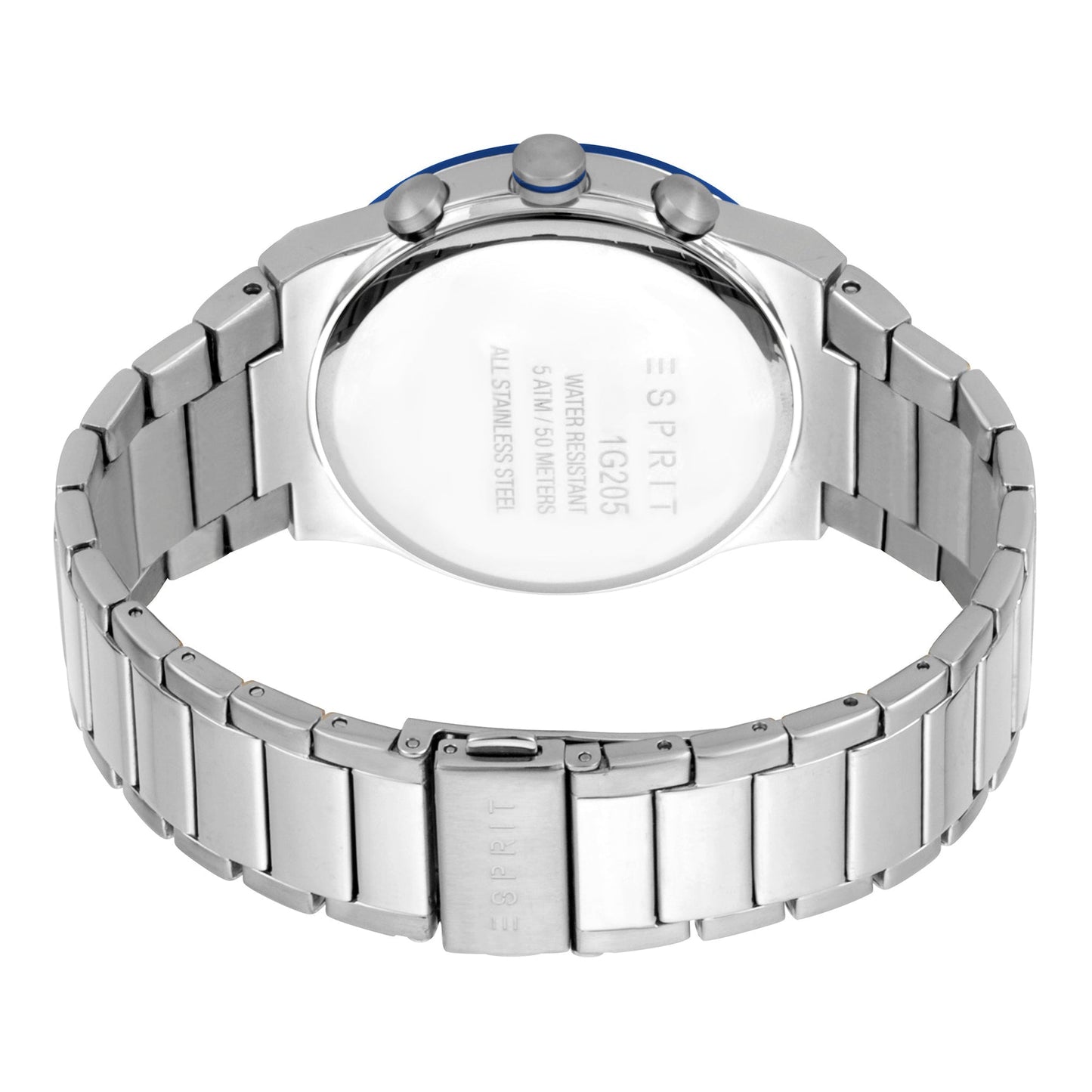 Esprit Men's Silver Dial Silver Stainless Steel ES1G205M0075