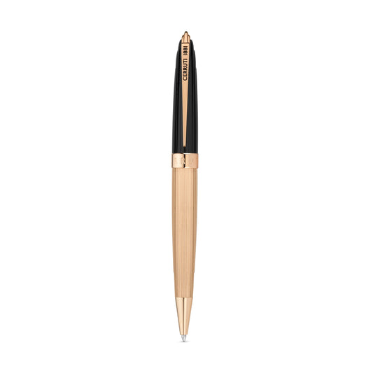 Cerruti1881 Ballpoint Pen Rose Gold & Black NSS220701A