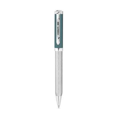 Cerruti1881 - Ballpoint Pen Matt Silver & Turquois  NSS220602E