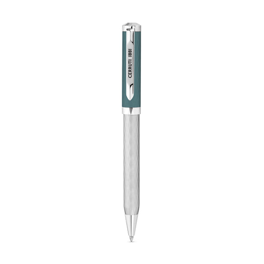 Cerruti1881 - Ballpoint Pen Matt Silver & Turquois  NSS220602E