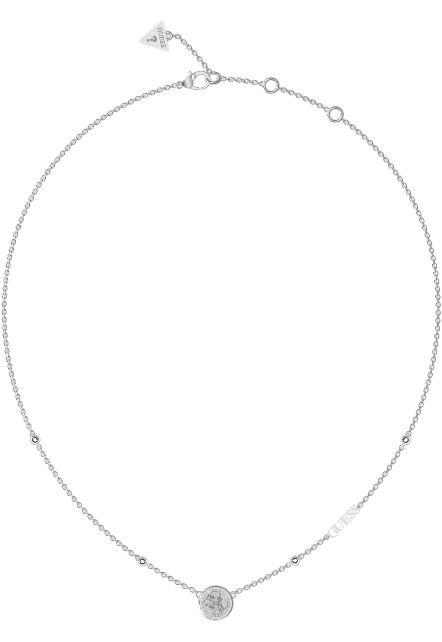 Guess Jewelry - JUBN03124JWRHT/U Ladies silver Necklace
