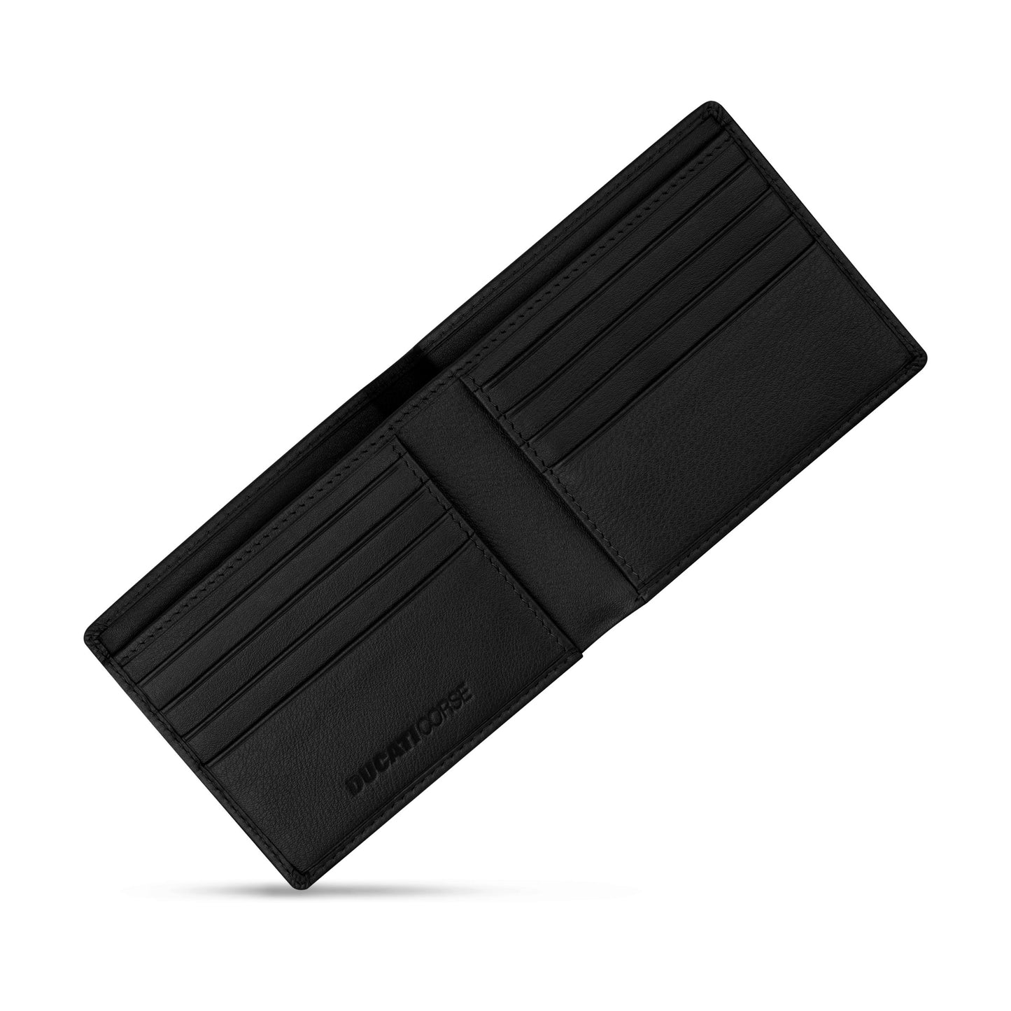 Ducati - DTLGW2201001 - BLACK GENUINE LEATHER WALLET