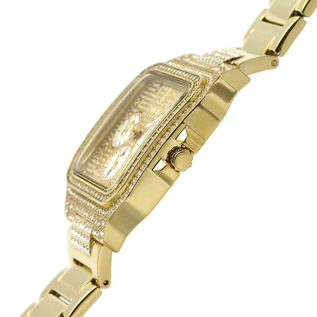 GUESS GW0472L2 Women's Gold-Tone Square Multifunction Watch
