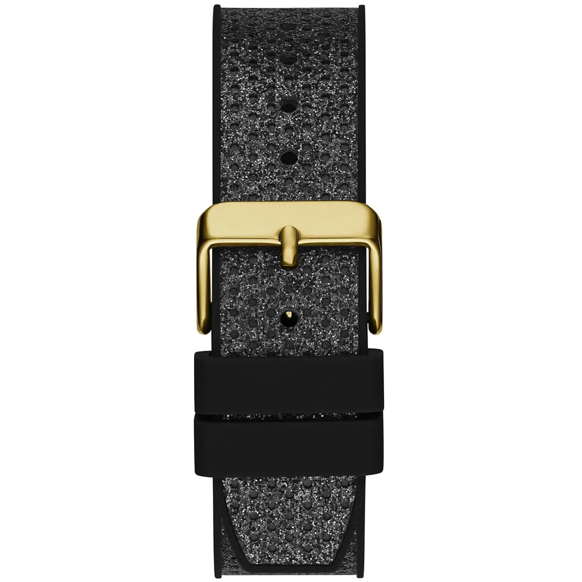GUESS GW0620L2 Asteria Ladies Watch Gold Tone Crystal Dial Silicone Strap