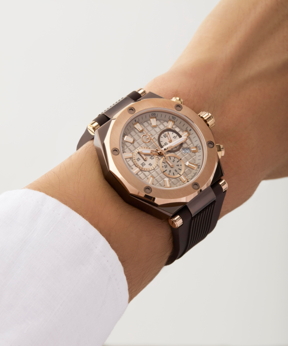 Gc Legacy Chrono Silicone Strap Z18007G1