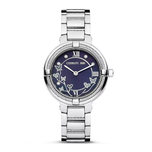 Cerruti 1881 Gardenia Dark Blue Analog Watch Ciwlg0008304