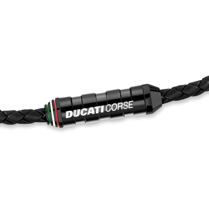 Ducati DTAGB2137211 Magnete Pelle Leather Bracelet
