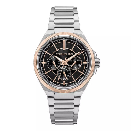 Cerruti 1881 Black Chrono Two-Tone Watch CIWGK0084504