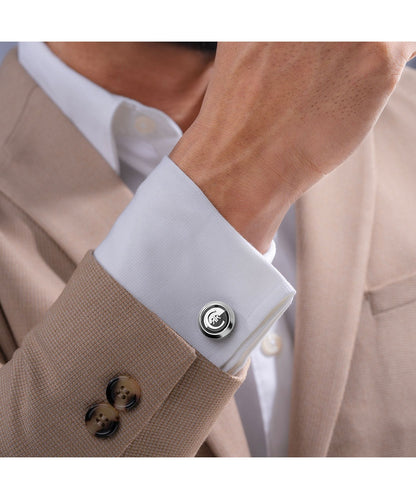 Cerruti 1881 CIAGC0013501 Renato Stainless Steel Cufflinks