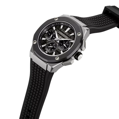 Cerruti 1881 Razzuolo Men's Chronograph Black Dial Leather Watch - CIWGQ0073401
