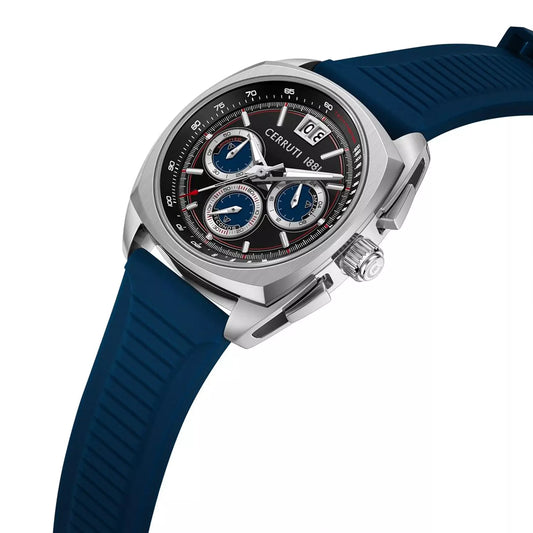 Cerruti 1881 Blue Accent Silver Chrono CIWGO0085105
