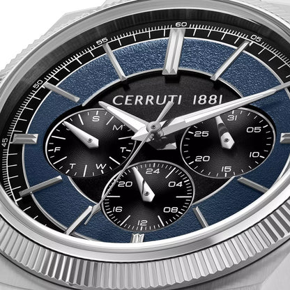 Cerruti 1881 Blue Chrono Steel Watch CIWGK0084502