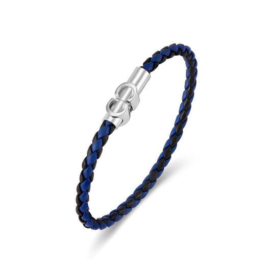 Cerruti 1881 Black & Blue Braided Bracelet CIAGB0015204