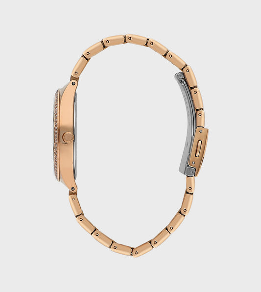 LEE COOPER Women's Rose Gold Stainless Steel Multi Function Watch - LC07863.430