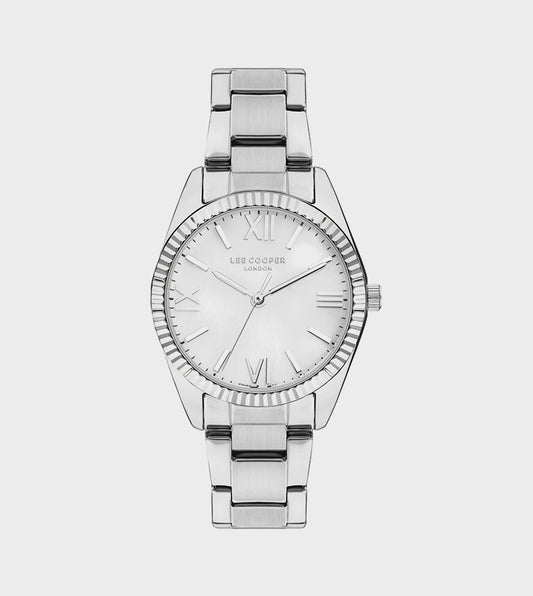 LEE COOPER Women's Silver Stainless Steel Analog Watch - LC07868.320