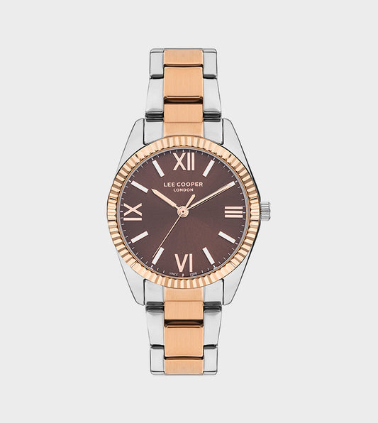 LEE COOPER Women's Two-Tone Stainless Steel Analog Watch - LC07868.540