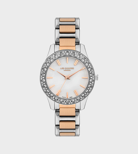 LEE COOPER Women's Two-Tone Stainless Steel Analog Watch - LC07869.520