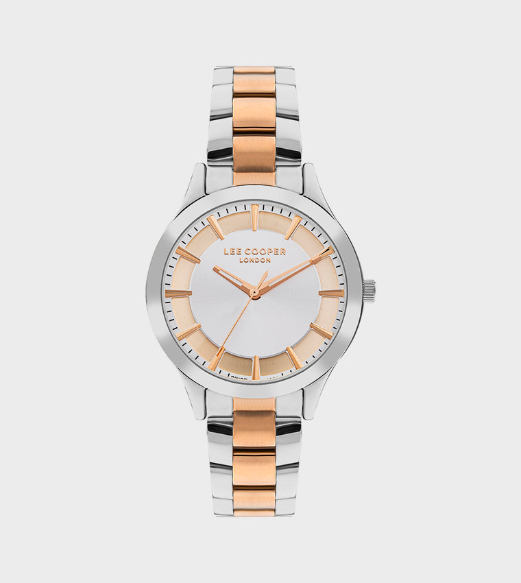 LEE COOPER Women's Two-Tone Stainless Steel Analog Watch - LC07880.530