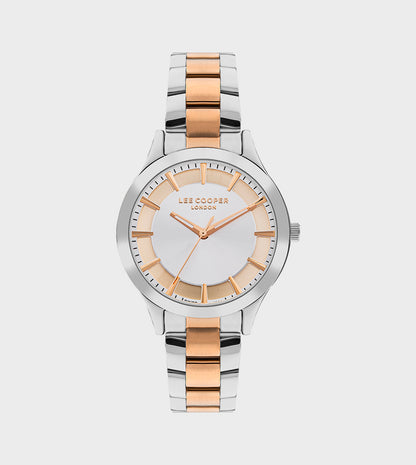 LEE COOPER Women's Two-Tone Stainless Steel Analog Watch - LC07880.530