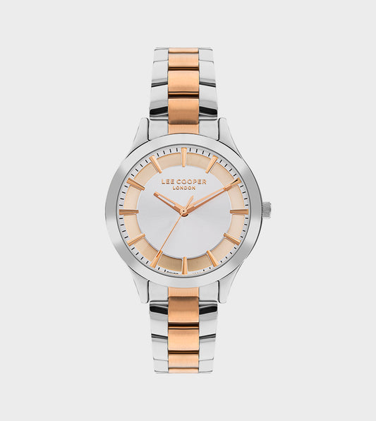 LEE COOPER Women's Two-Tone Stainless Steel Analog Watch - LC07880.530