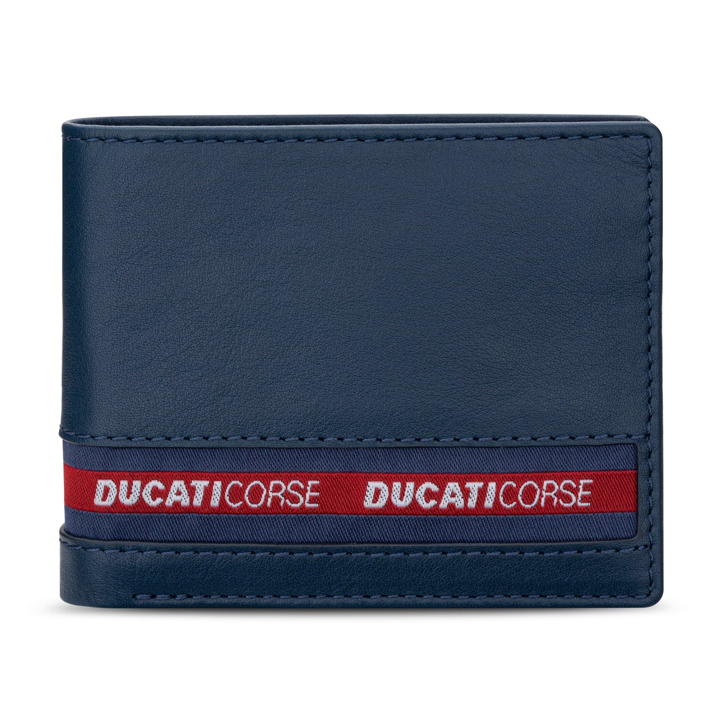 Ducati - DTLGW2201102 - BLUE GENUINE LEATHER WALLET