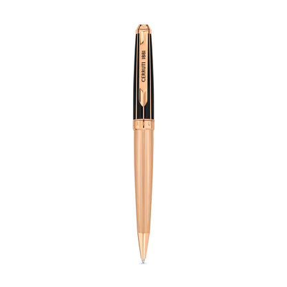Cerruti1881 Ballpoint Pen Rose Gold & Black - NSS221002C