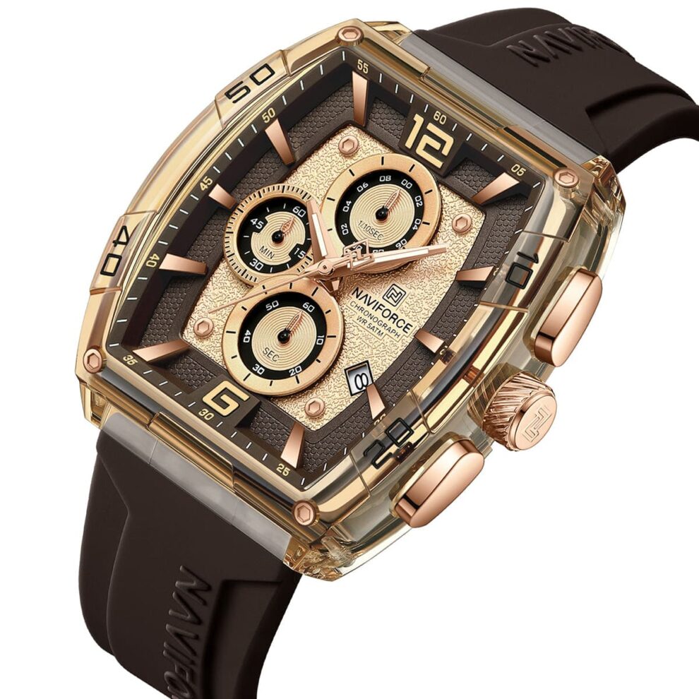 Naviforce Watch Men NF6101-RG-Y-CE