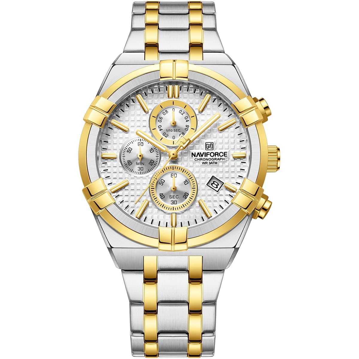 Naviforce Watch Men NF8042-S-W-G