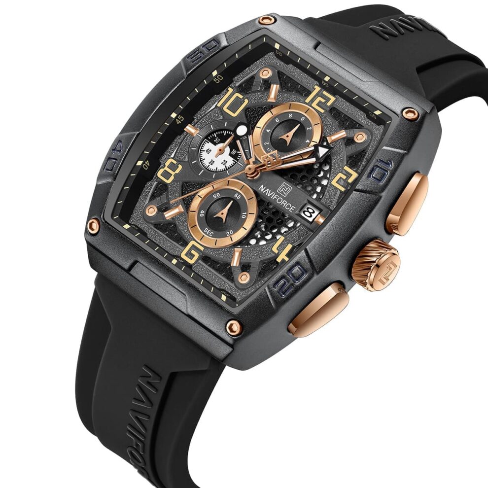 Naviforce Watch Men NF8052-B-RG-B