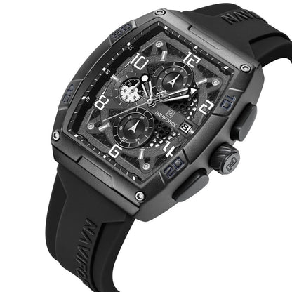 Naviforce Watch Men NF8052-B-W-B