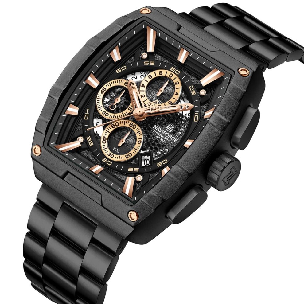 Naviforce Watch Men NF8066-B-RG-B
