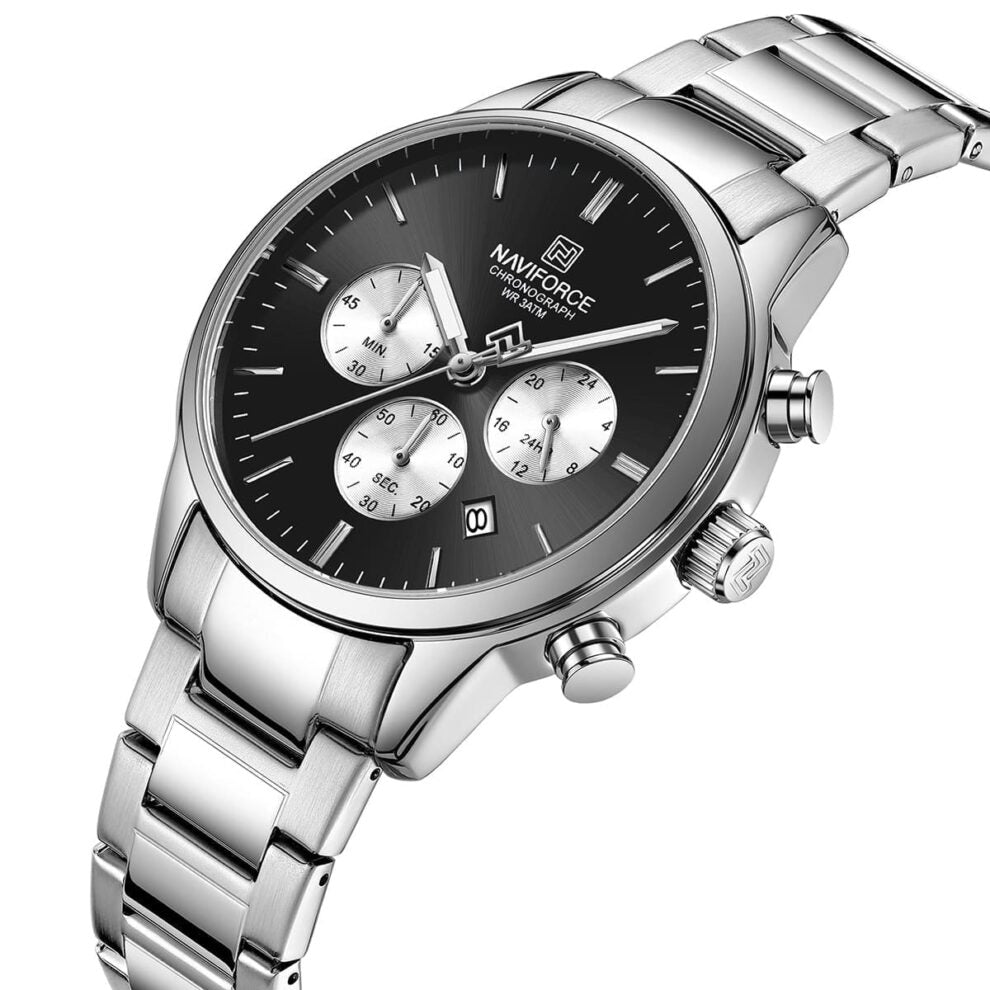 Naviforce Watch Men NF8076-S-B-S