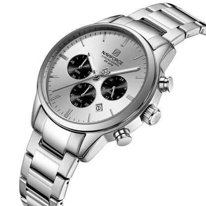 Naviforce Watch Men NF8076-S-W-S