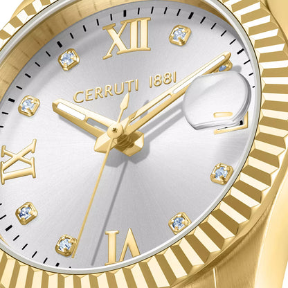 CERRUTI 1881 Ladies Watch Baccio Gold Stainless Steel Bracelet