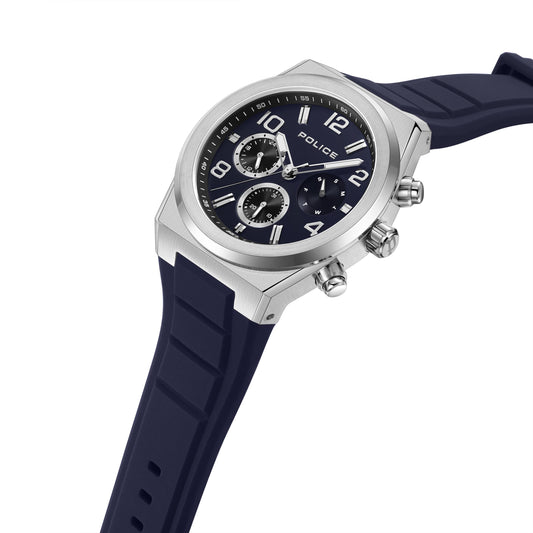 Men's Salkantay Silicone Strap Chronograph Wrist Watch PEWJQ2226701 - 45mm - Blue