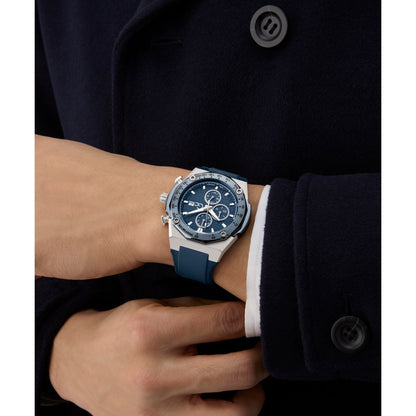 Gc IdolSport Chrono Silicone Men Watch Blue Silicone Strap Z68003G7