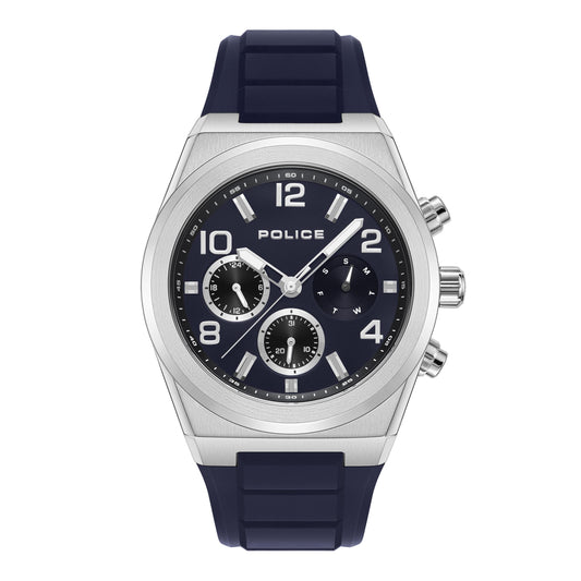 Men's Salkantay Silicone Strap Chronograph Wrist Watch PEWJQ2226701 - 45mm - Blue